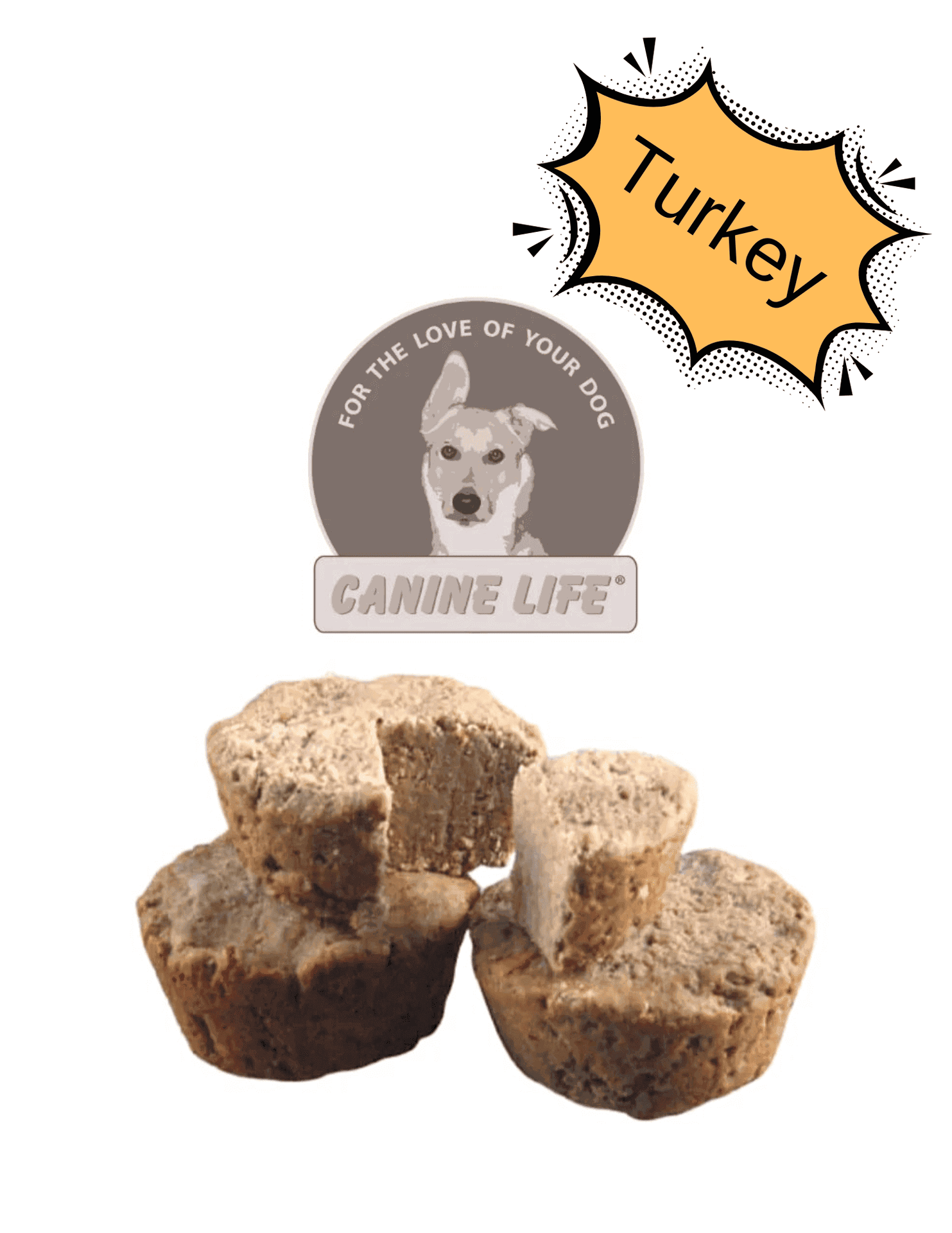 Canine Life - Turkey Recipe (For Dogs) - Frozen Product