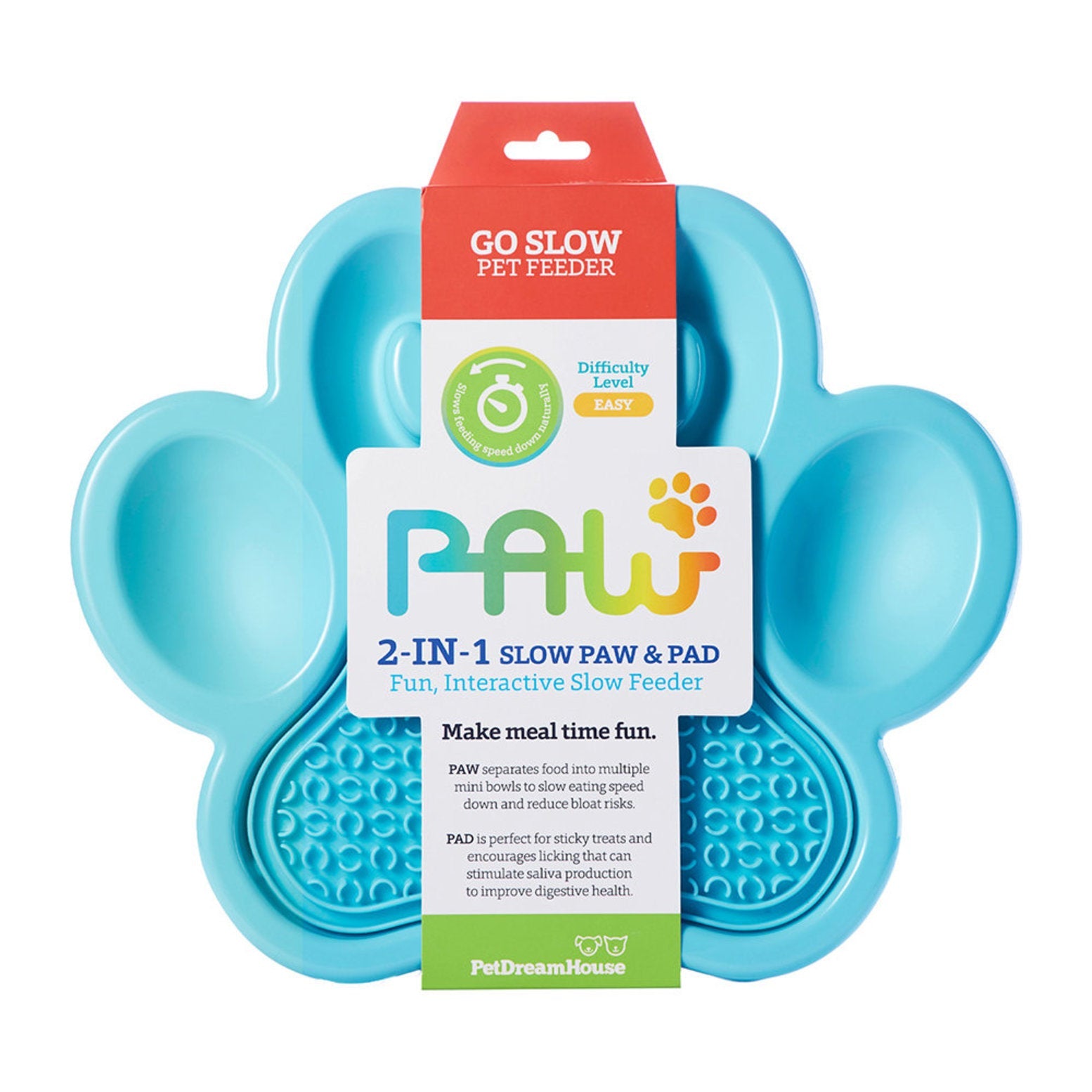 PetDreamHouse - 2 in 1 Slow Feeder & Lick Pad (For Dogs)