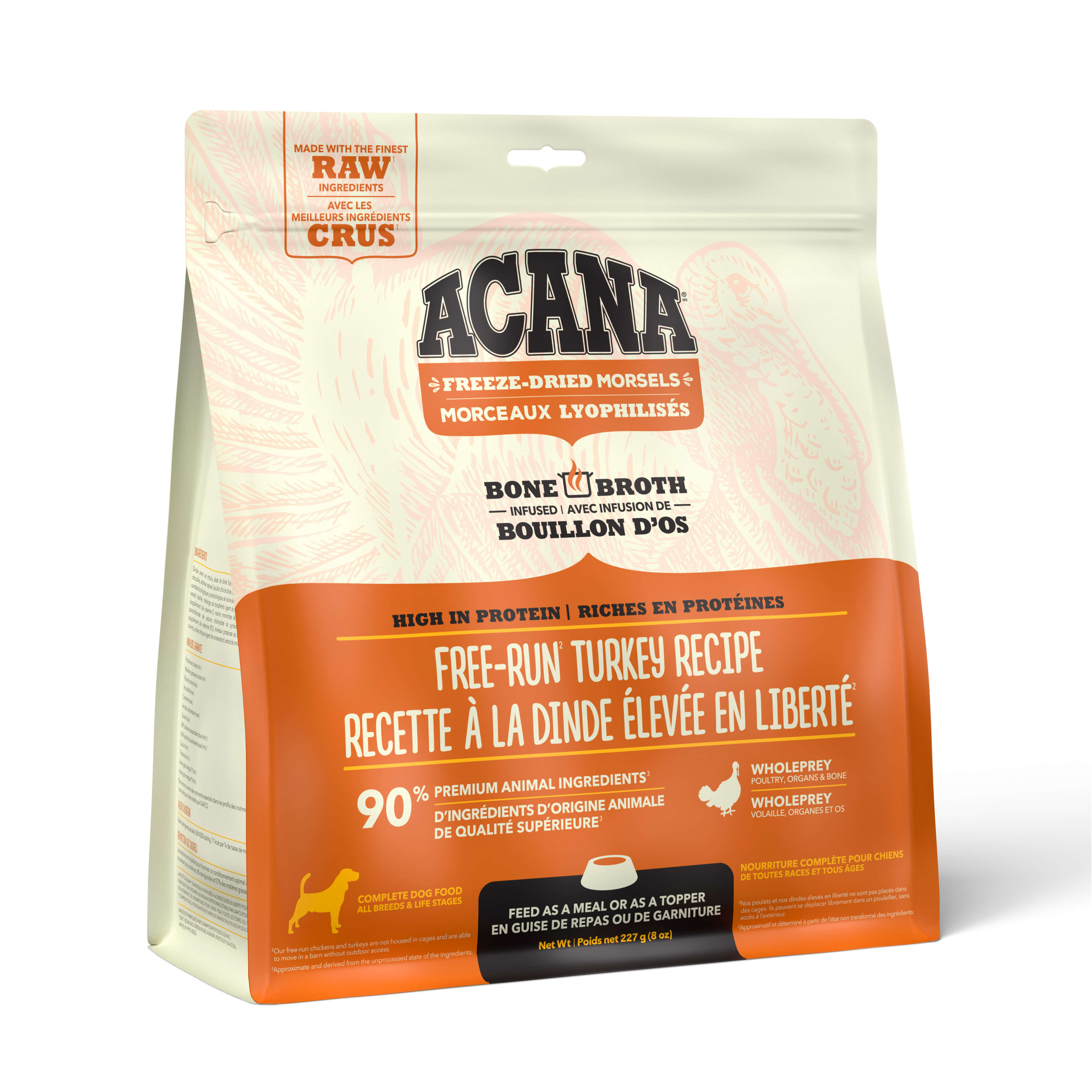 Acana - Freeze-Dried Free-Run Turkey Recipe Morsels (For Dogs)