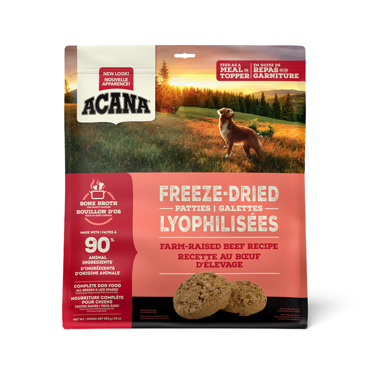 Acana - Freeze-Dried Beef Recipe Patties (For Dogs)