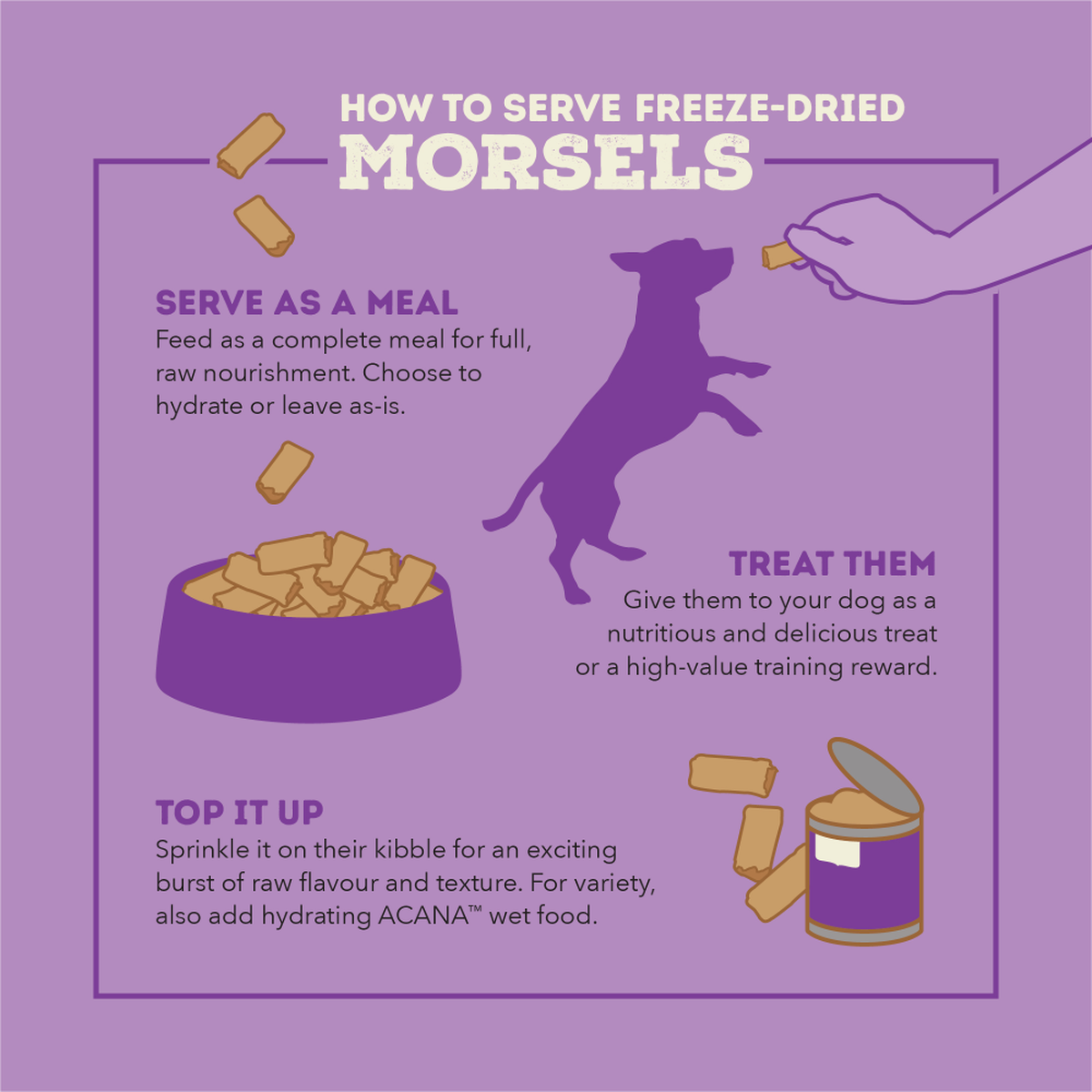 Acana - Freeze-Dried Duck Recipe Morsels (For Dogs)