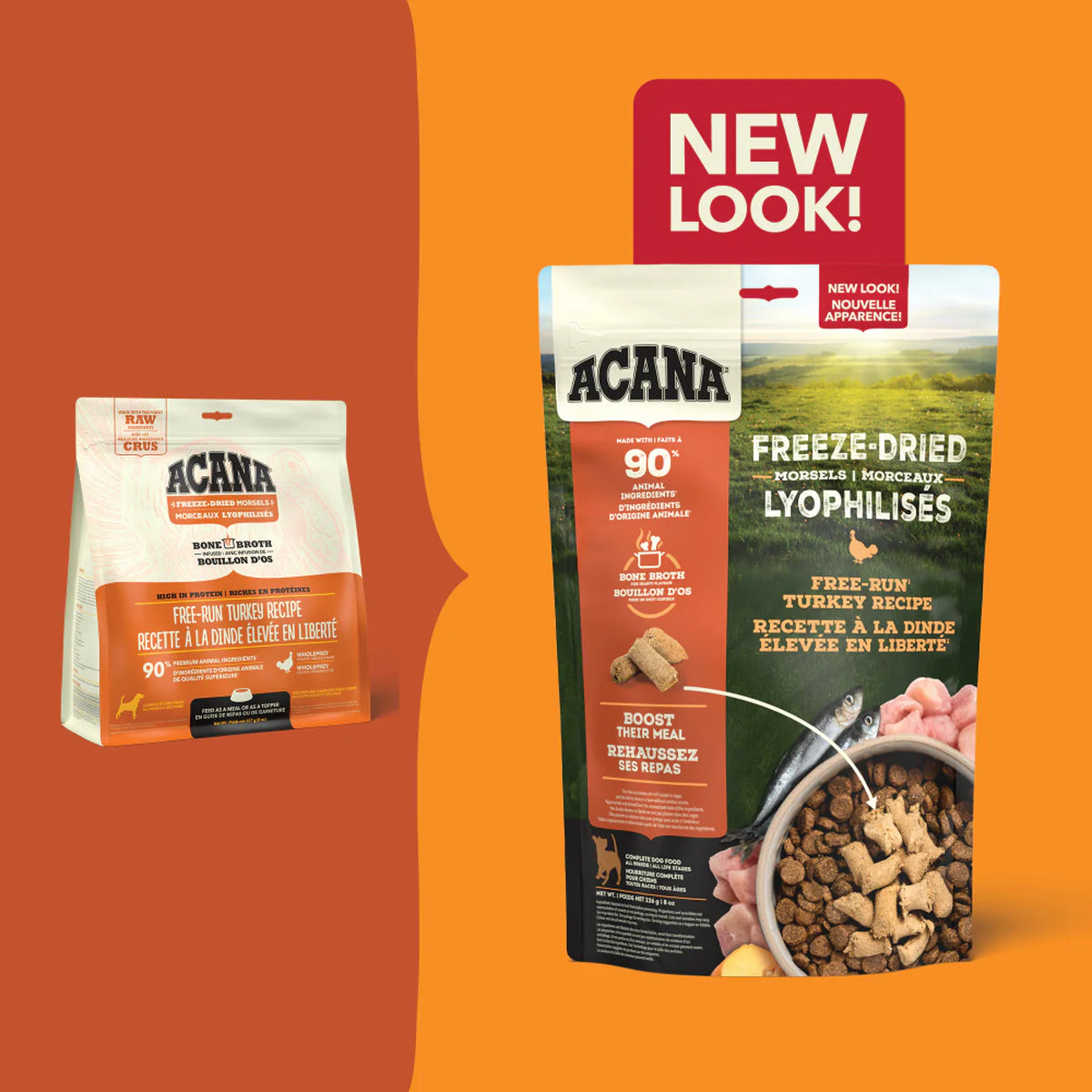 Acana - Freeze-Dried Free-Run Turkey Recipe Morsels (For Dogs)