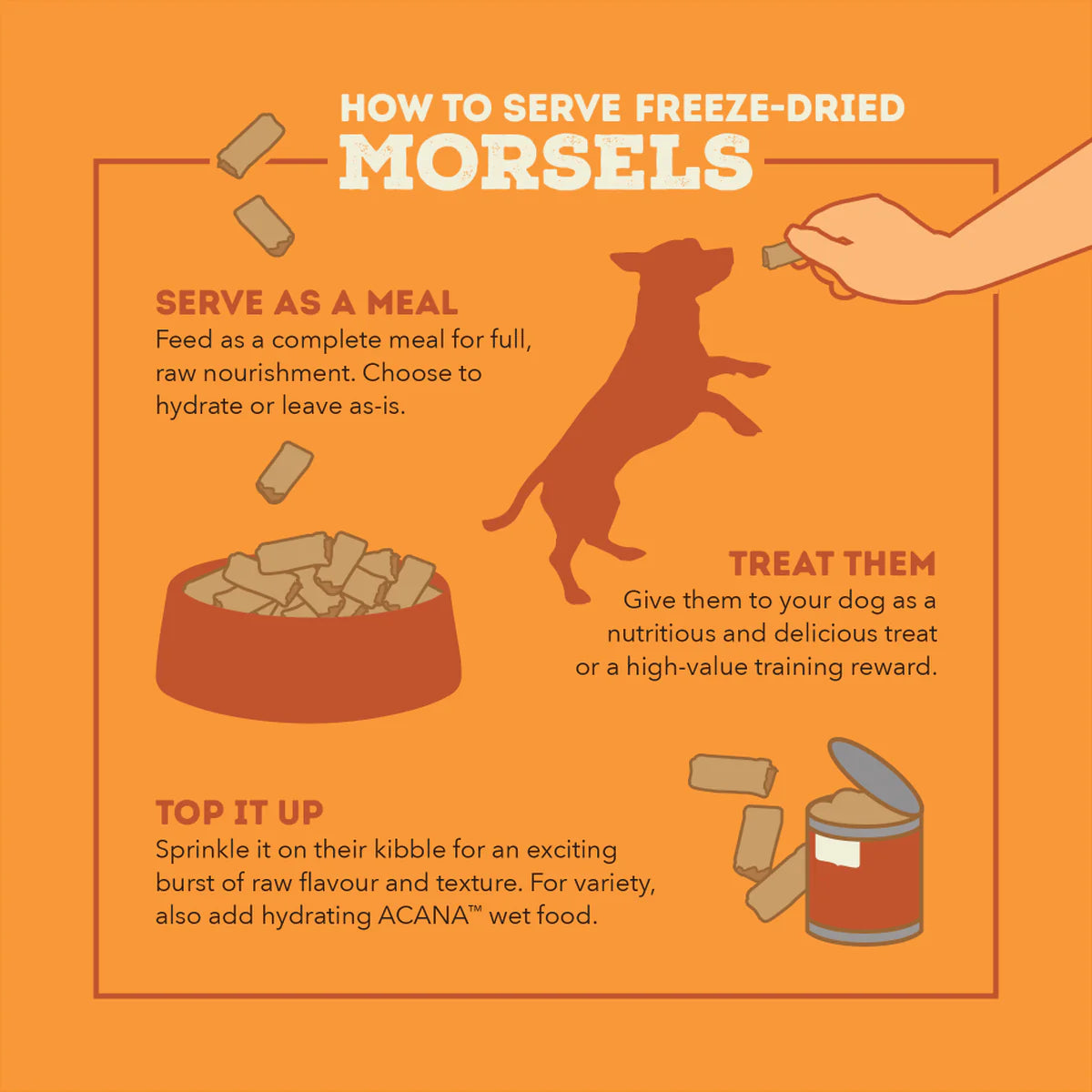 Acana - Freeze-Dried Free-Run Turkey Recipe Morsels (For Dogs)