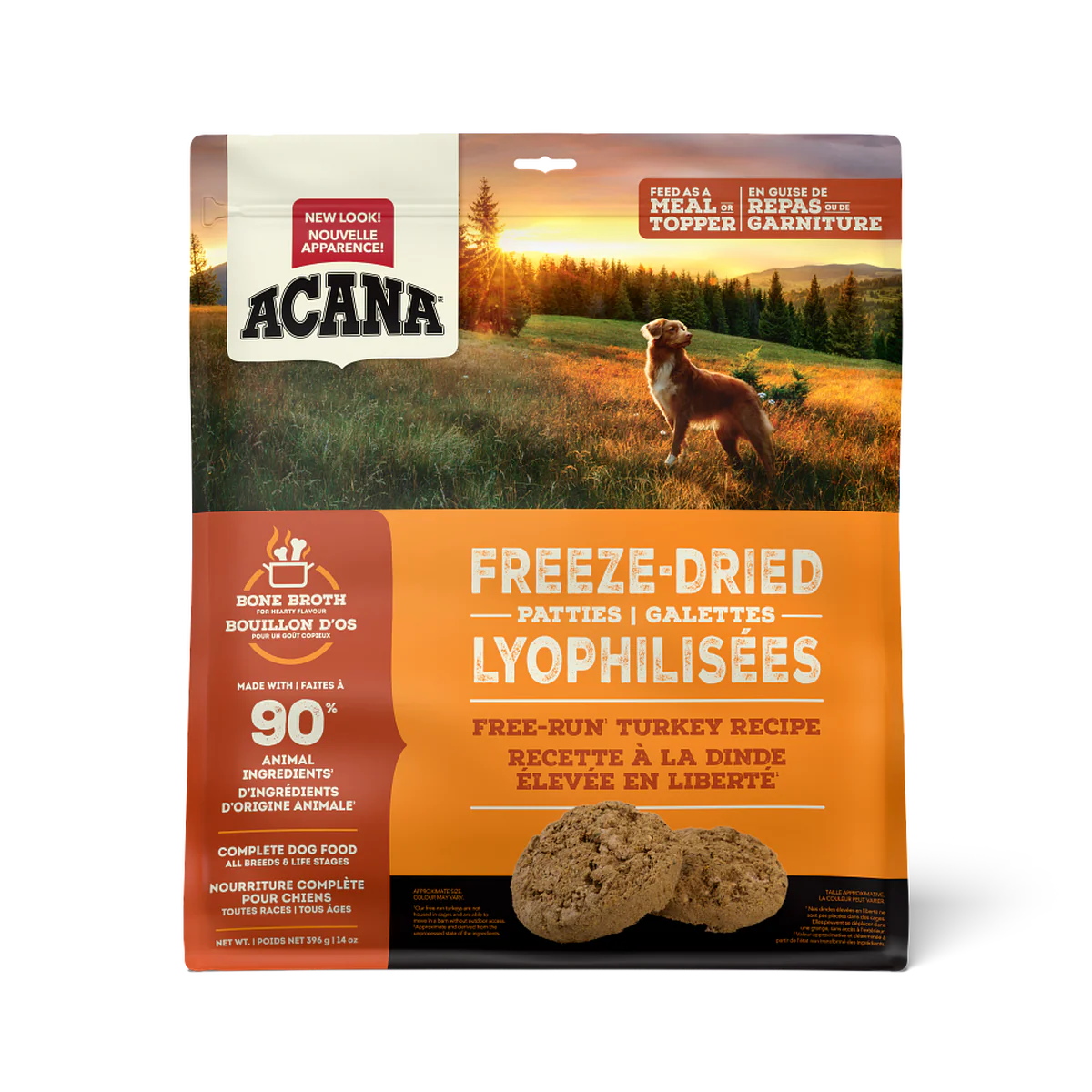 Acana - Freeze-Dried Free-Run Turkey Recipe Patties (For Dogs)