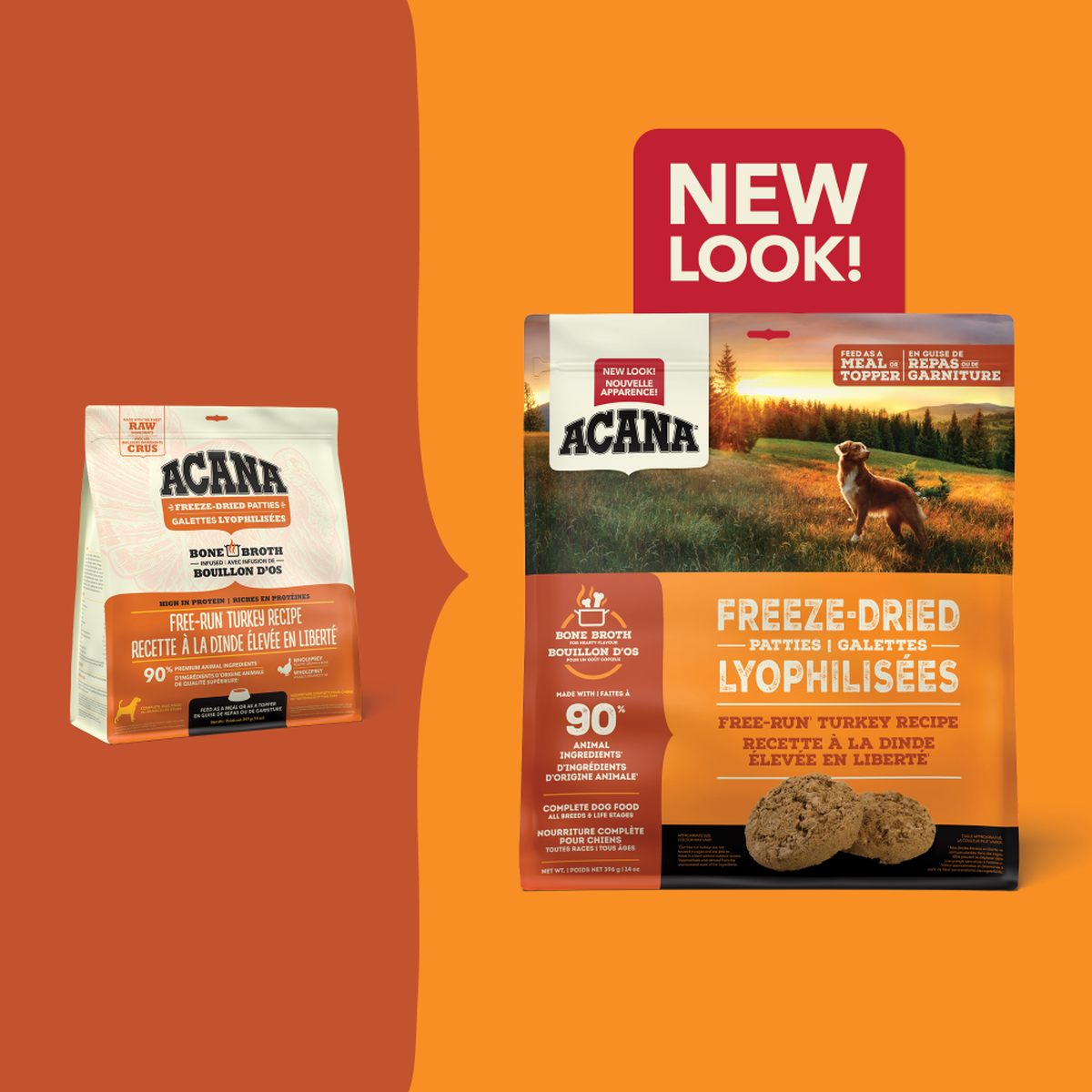 Acana - Freeze-Dried Free-Run Turkey Recipe Patties (For Dogs)