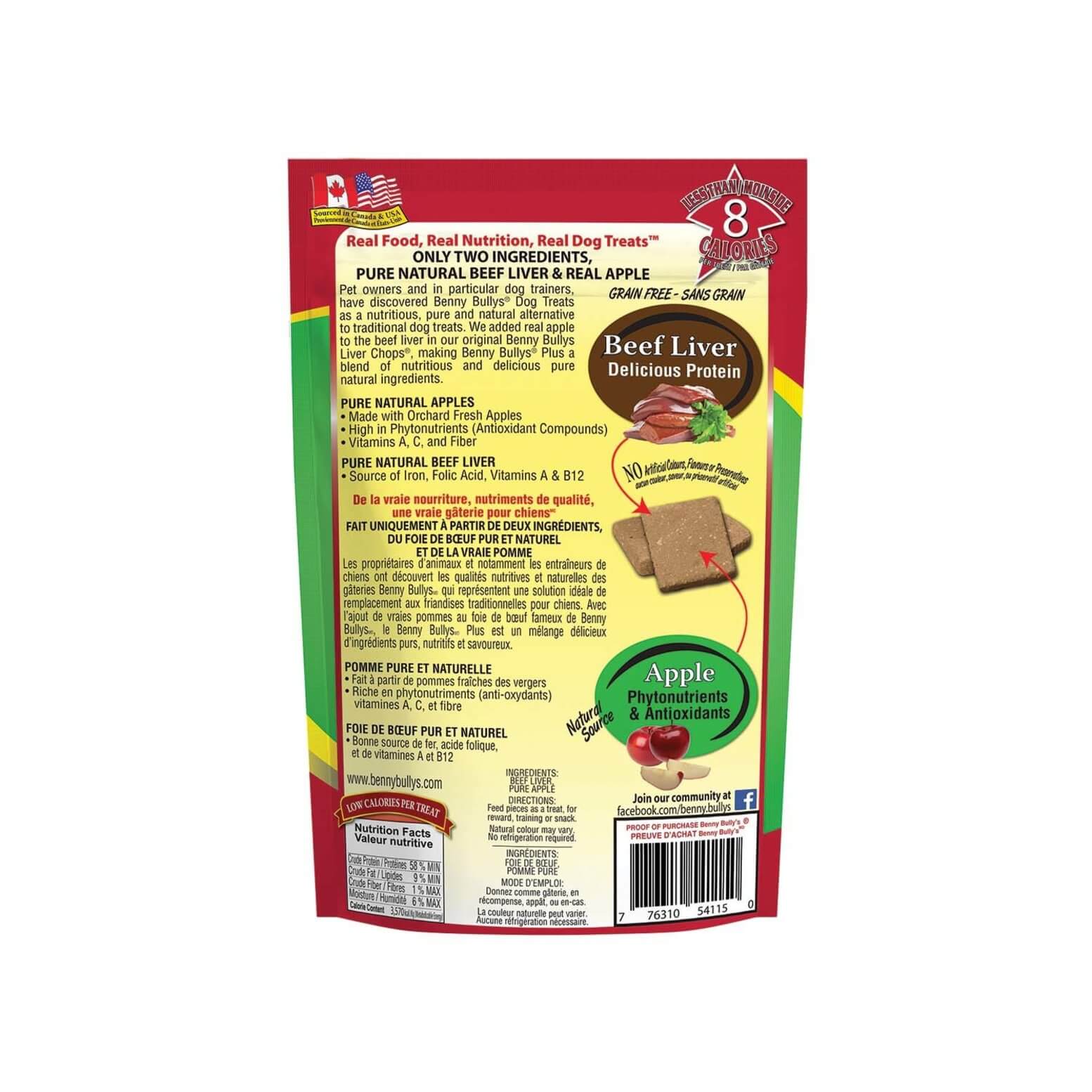 Benny Bully's Liver Plus Apple Dog Treats-ARMOR THE POOCH