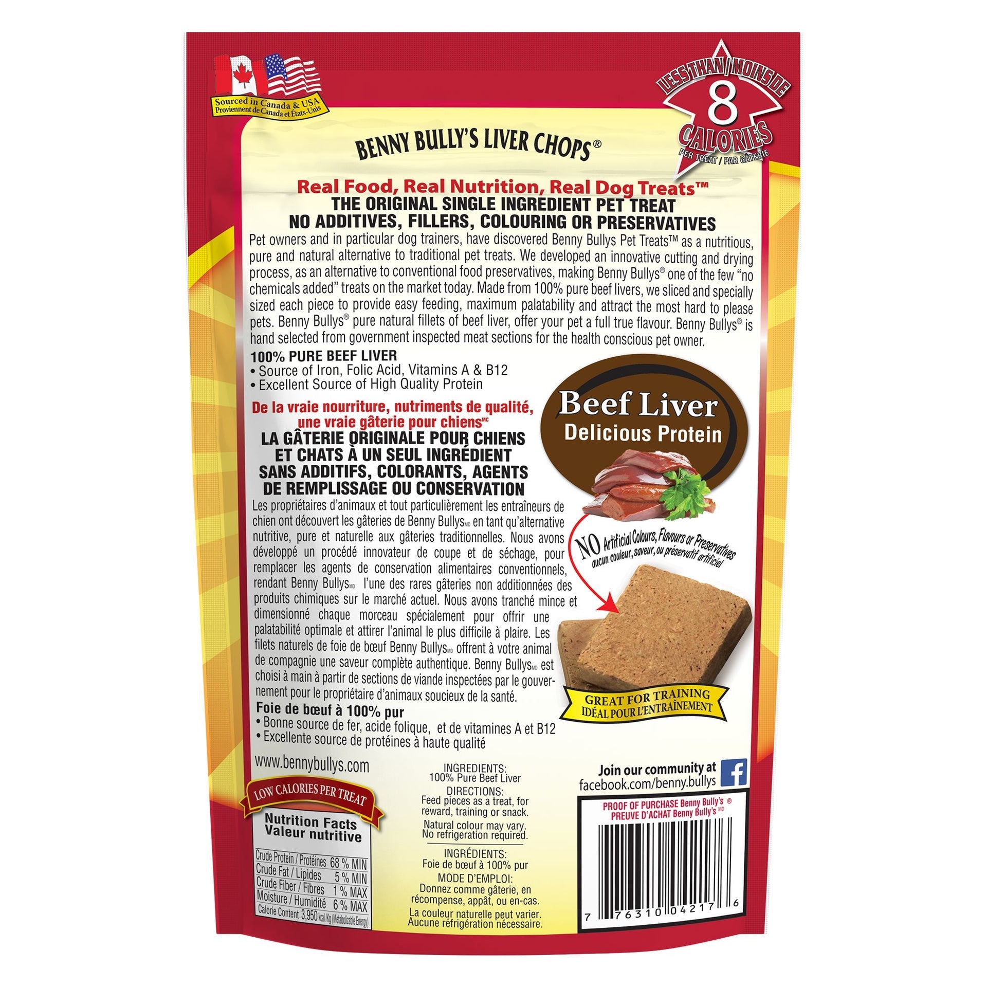 Benny Bully's-Freeze Dried Beef Liver Dog Treats-ARMOR THE POOCH