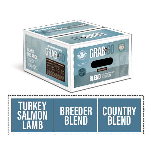 Big Country Raw - Grab N Go 'Blend' 12 | Raw Dog Food Toronto