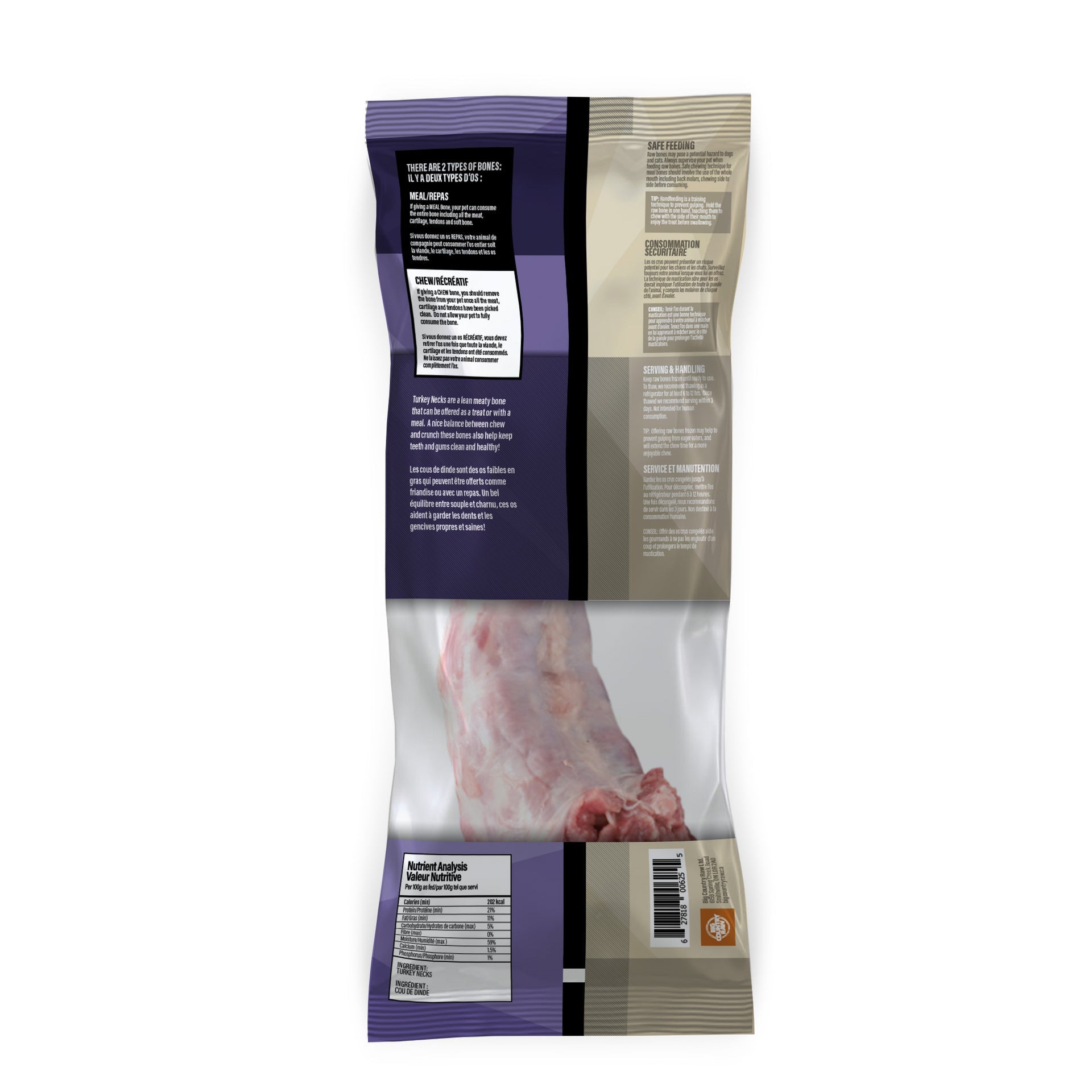 Big Country Raw | Turkey Neck Large (1 Piece) | Raw Dog Food