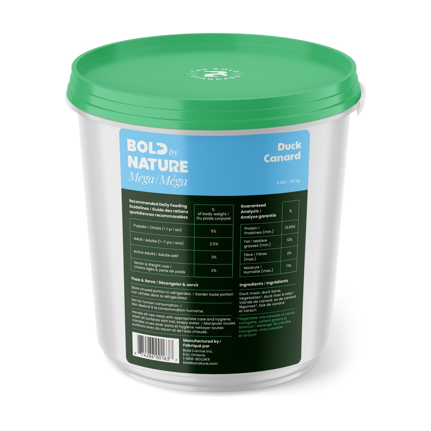 Bold by Nature (Mega Dog)-Mega Duck-Frozen Product-ARMOR THE POOCH