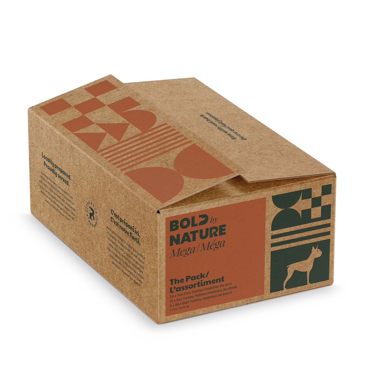 Bold by Nature (Mega Dog) - Mega Non-Chicken Variety - Frozen Product
