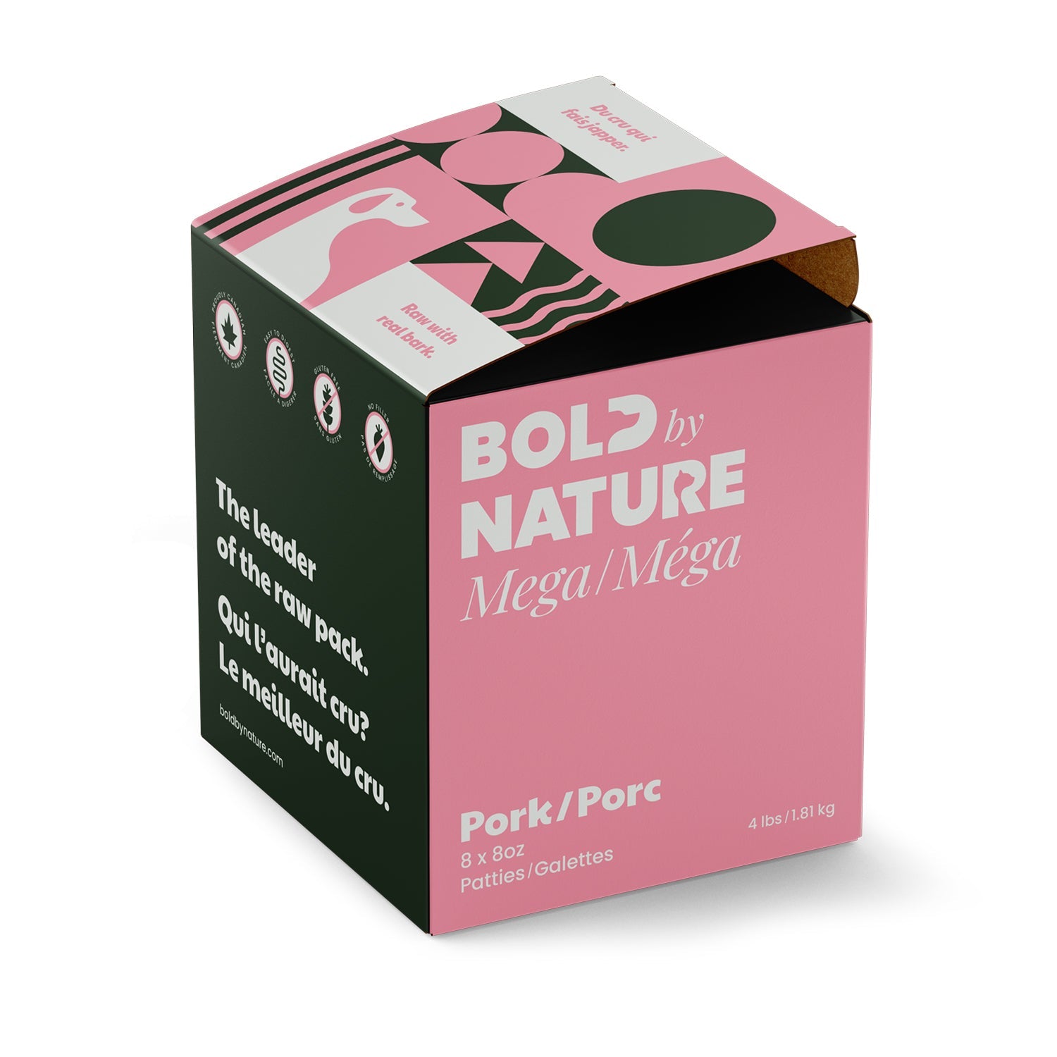 Bold by Nature (Mega Dog) - Mega Pork - Frozen Product