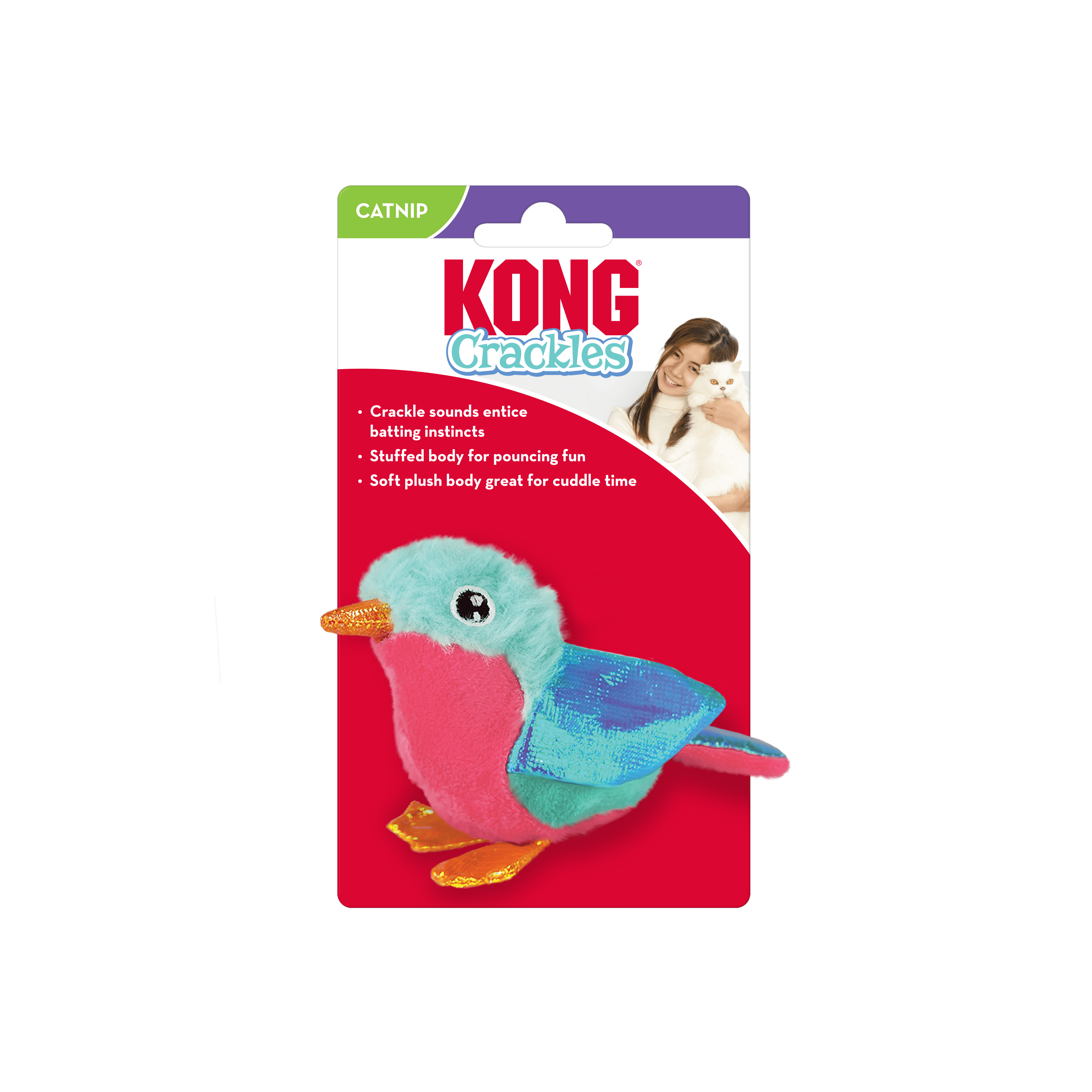 KONG - Crackles Tweetz Bird (For Cats)