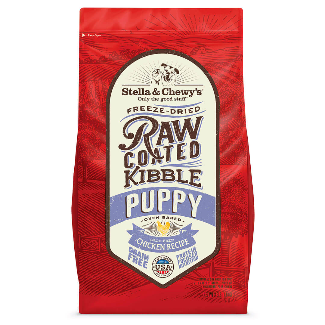 Stella & Chewy's - Cage-Free Chicken Raw Coated Kibble (Grain Free Dry Puppy Food) - ARMOR THE POOCH