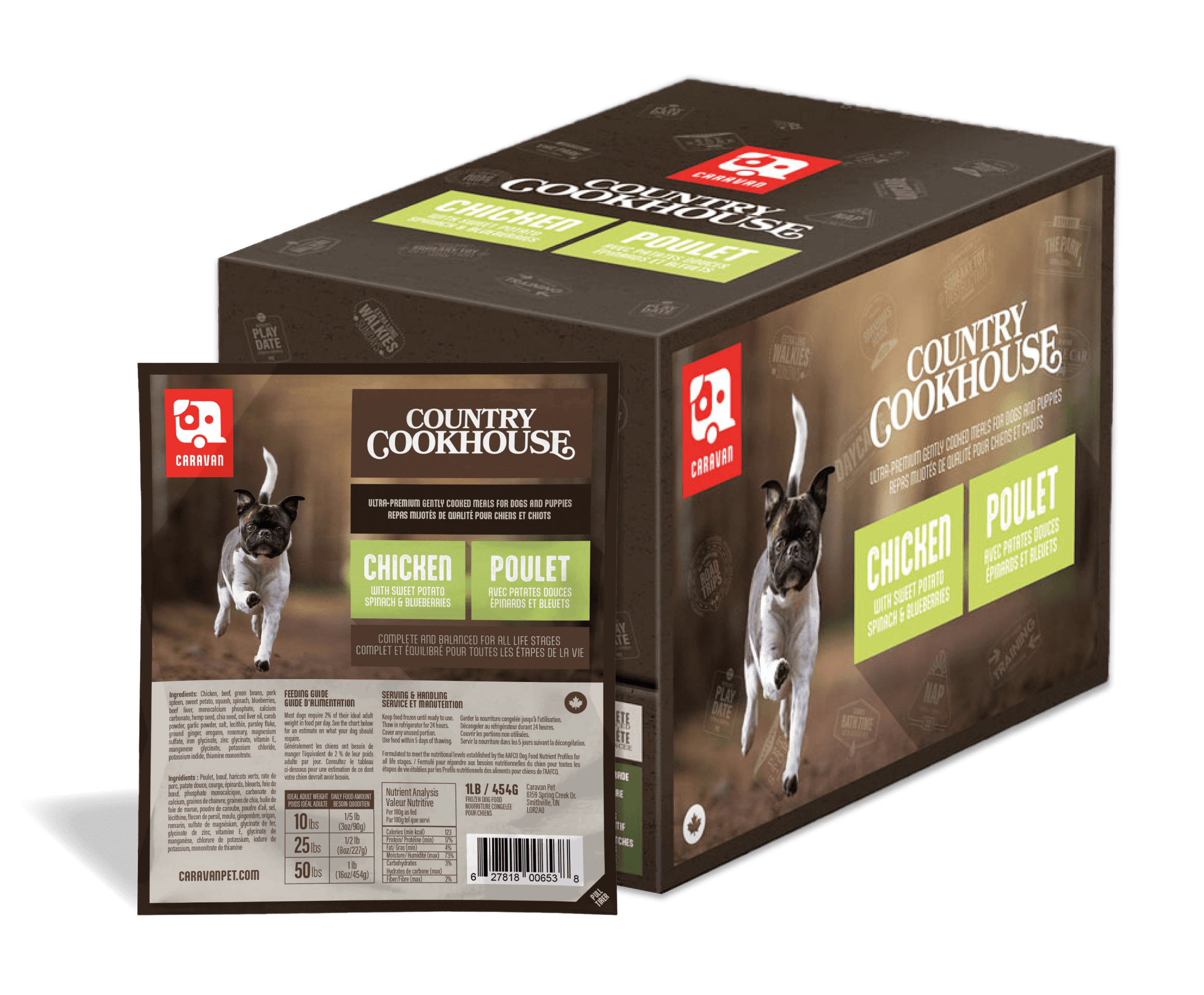 Caravan - Chicken Recipe (For Dogs) - Frozen Product