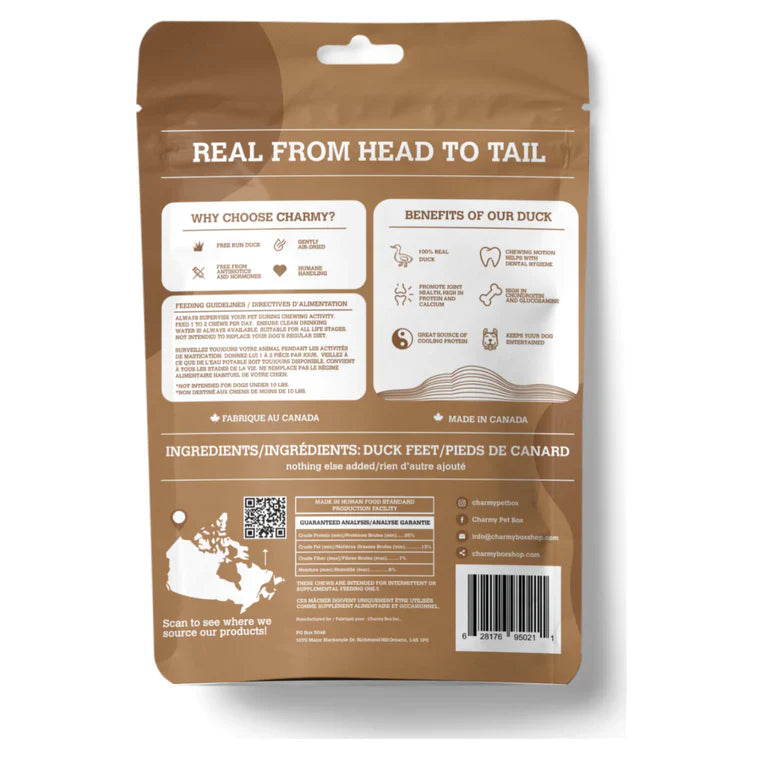 Charmy | Duck Feet (Dog Treats)