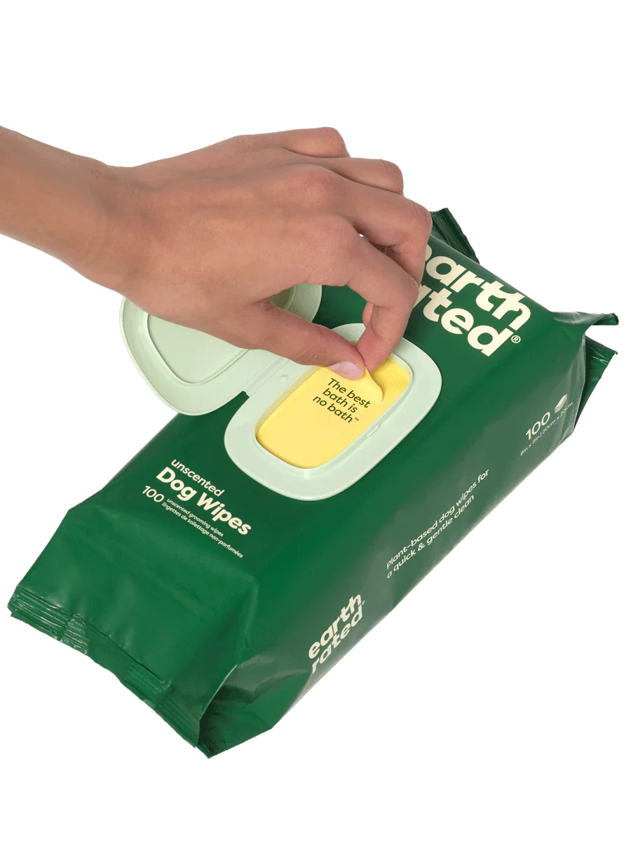 earth rated - Plant-Based Grooming Wipes