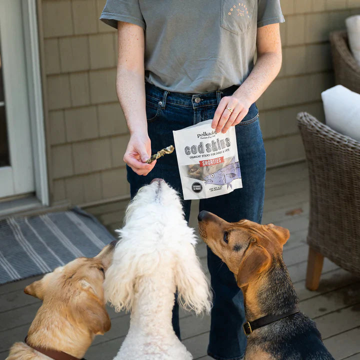 polkadog - Cod Skin Shorties (Dog Treats)