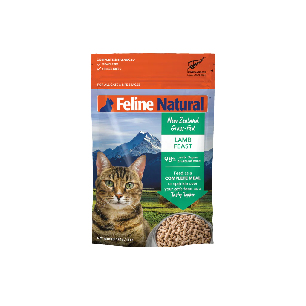 Feline Natural | Lamb Feast Freeze-Dried Raw | Cat Food Near Me Toronto | ARMOR THE POOCH
