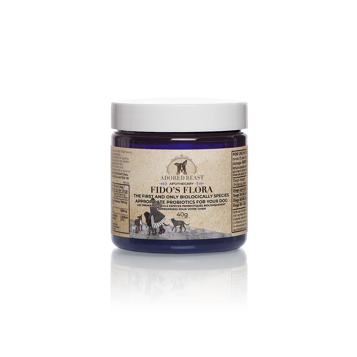 Adored Beast - Fido's Flora (Species Specific Dog Probiotic)