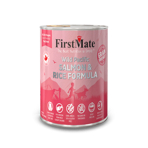 FirstMate - Grain Friendly - Wild Pacific Salmon & Rice - ARMOR THE POOCH