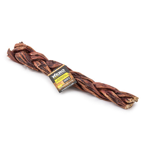 Hero Dog Treats | Dehydrated Beef Gullet Braided | Dog Treat