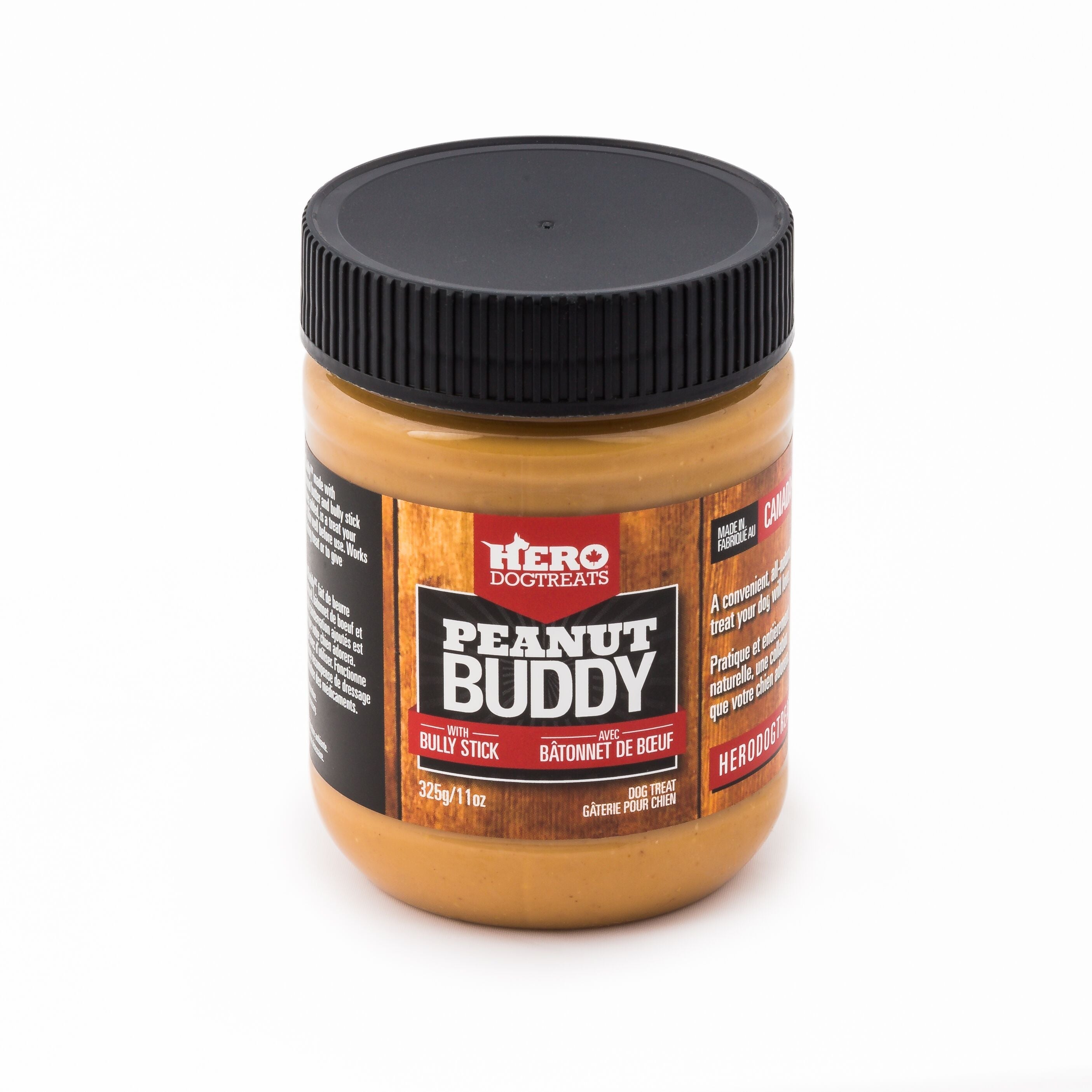 Hero Dog Treats | Peanut Buddy with Bully Stick Powder