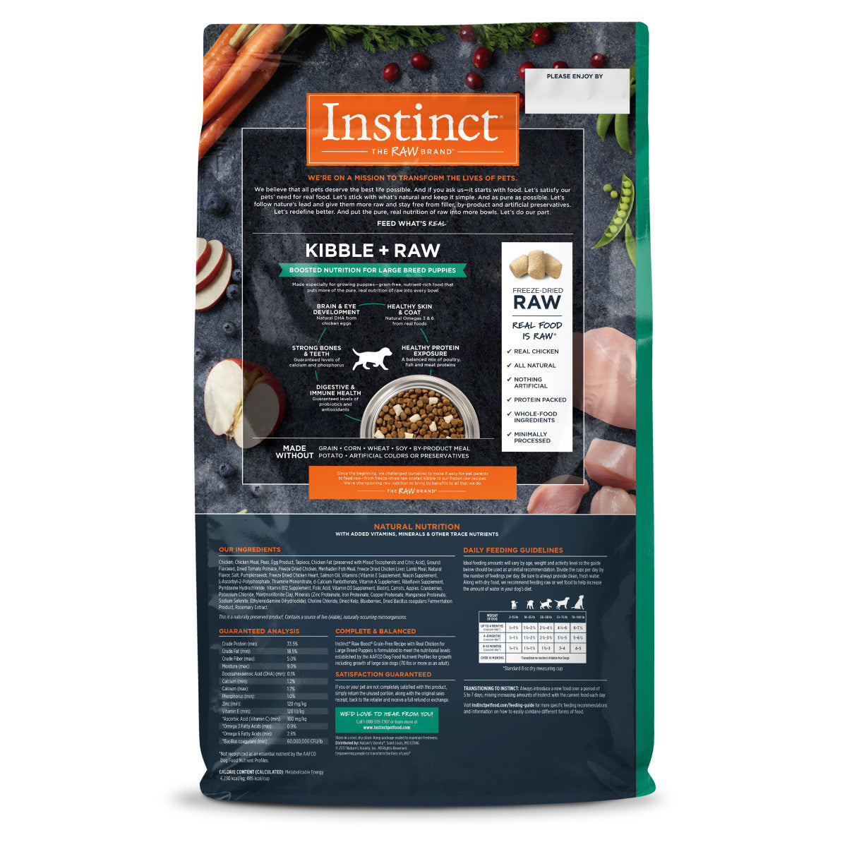 Instinct - Raw Boost Real Chicken Recipe (For Large Breed Puppies)
