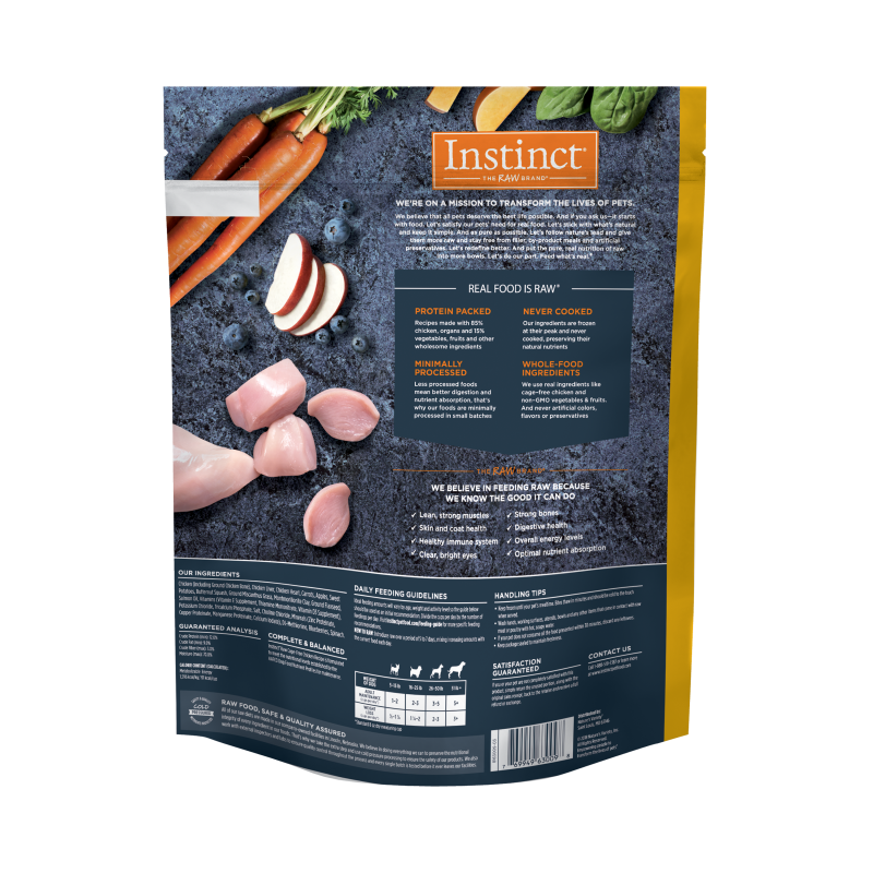 Instinct - Raw Frozen Bites Cage-Free Chicken Recipe - Frozen Product