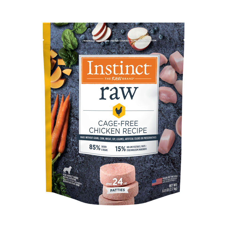 Instinct - Raw Frozen Patties Cage-Free Chicken Recipe - Frozen Product