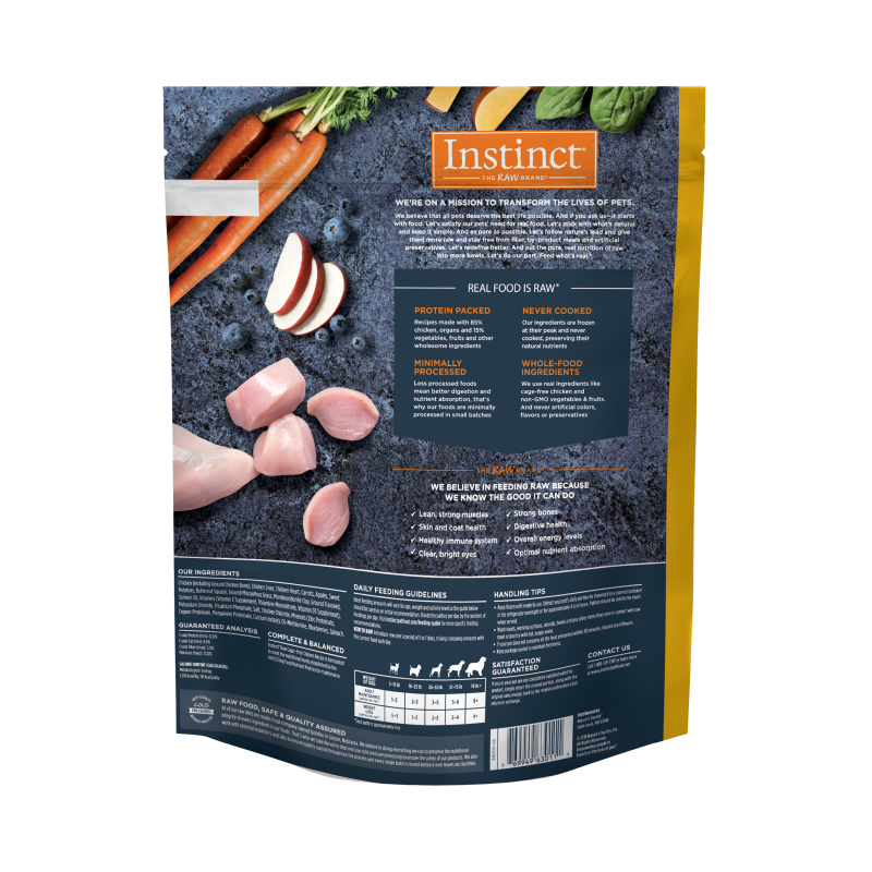 Instinct - Raw Frozen Patties Cage-Free Chicken Recipe - Frozen Product