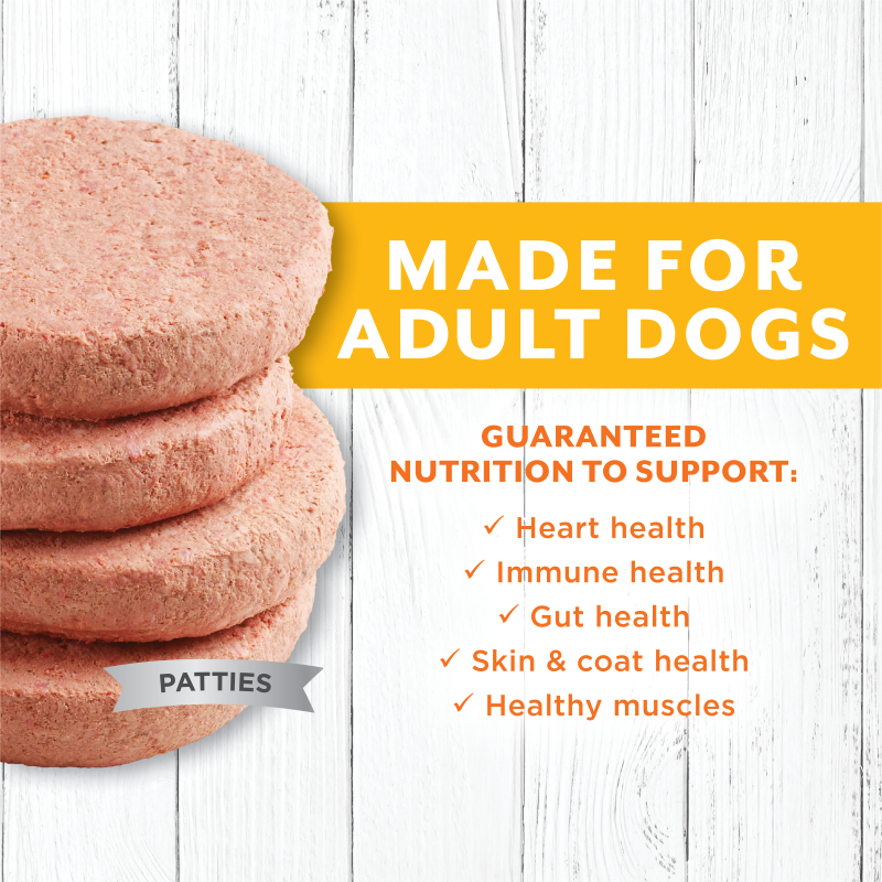 Instinct - Raw Longevity Frozen Patties Cage-Free Chicken Recipe - Caught Cod Recipe - Frozen Product