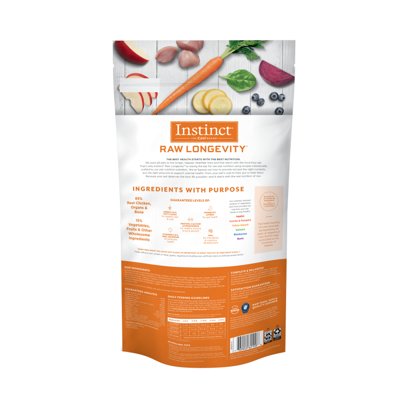 Instinct - Raw Longevity Frozen Patties Cage-Free Chicken Recipe (For Puppies) - Frozen Product