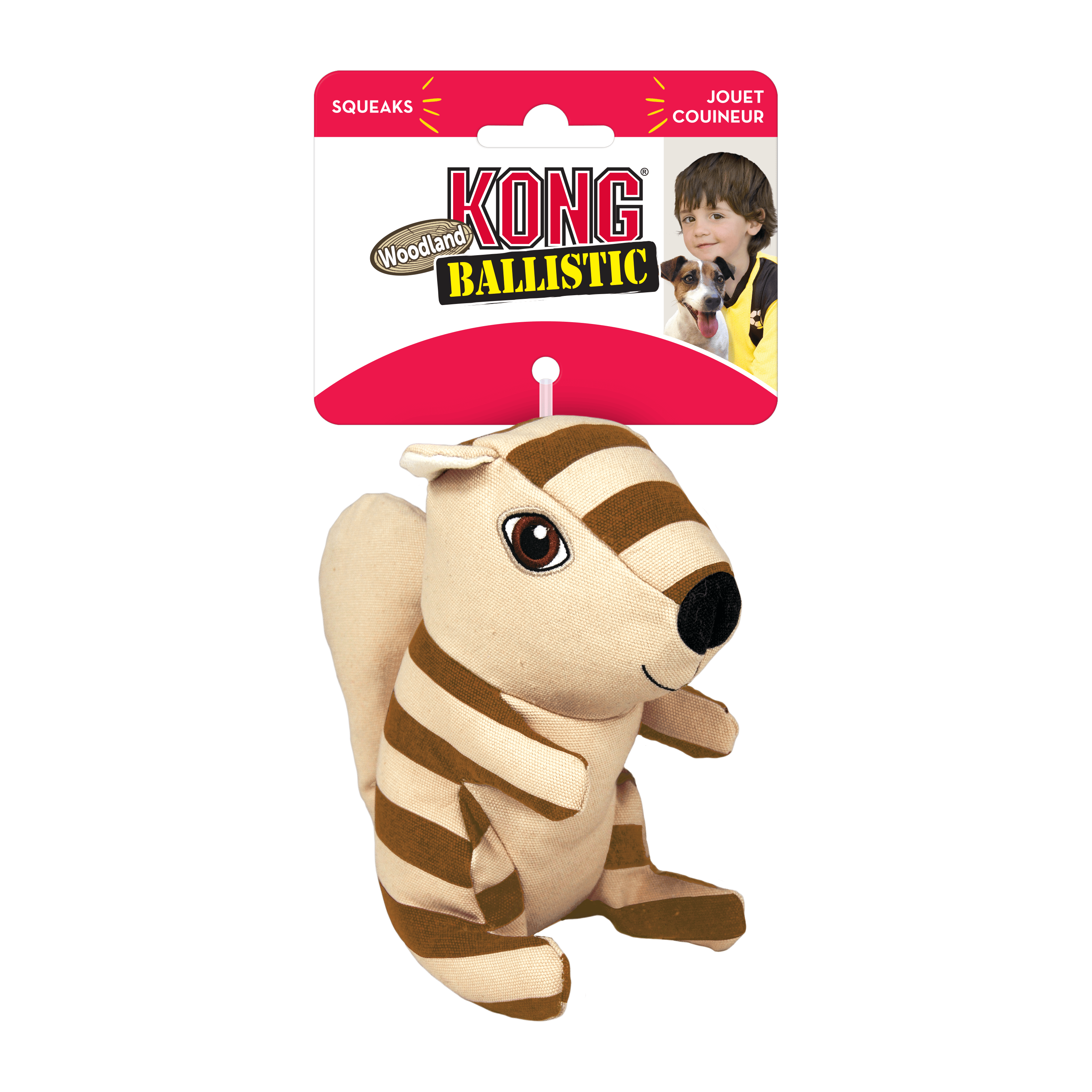 KONG | Ballistic Woodland Squirrel | Dog Toy | ARMOR THE POOCH