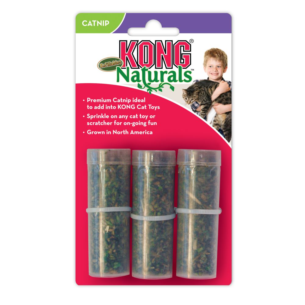KONG | Refillable Catnip Tubes | ARMOR THE POOCH