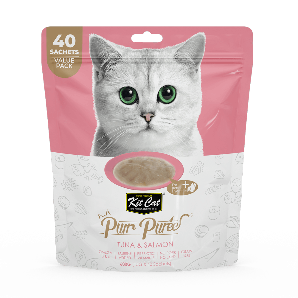 Kit Cat - Kit Cat Purr Puree - Tuna & Salmon (Cat Treat)