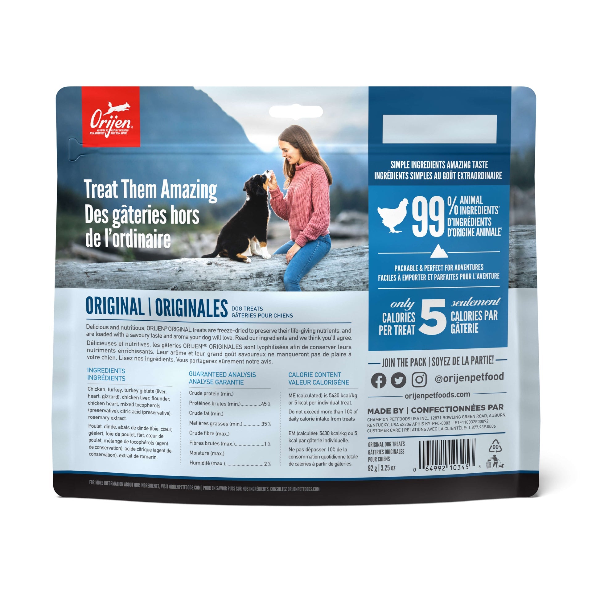 Orijen - Original Freeze-Dried Dog Treats (For Dogs)