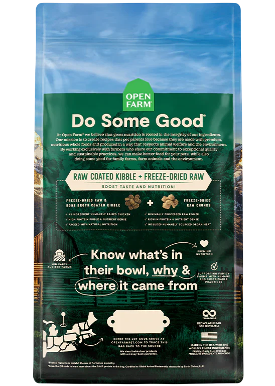 Open Farm | Open Prairie Grain-Free RawMix | Dry Cat Food Near Me Toronto | ARMOR THE POOCH