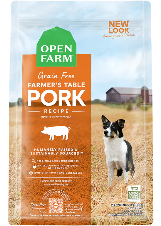 Open Farm | Farmer's Table Pork Dry Dog Food | Pet Food Stores Near Me Markham | ARMOR THE POOCH