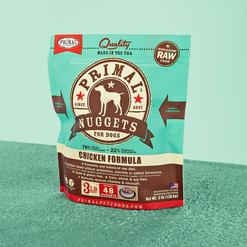 Primal - Raw Chicken Nuggets - Frozen Product