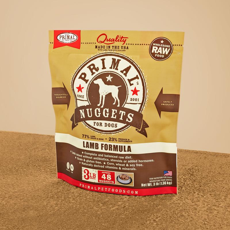 Primal - Raw Lamb Nuggets - Frozen Product