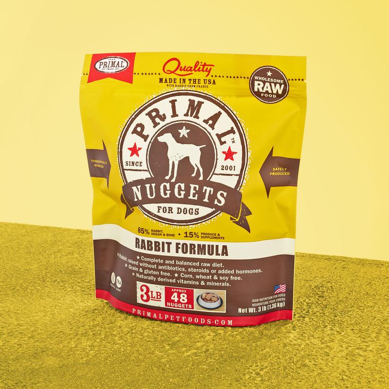 Primal - Raw Rabbit Nuggets - Frozen Product