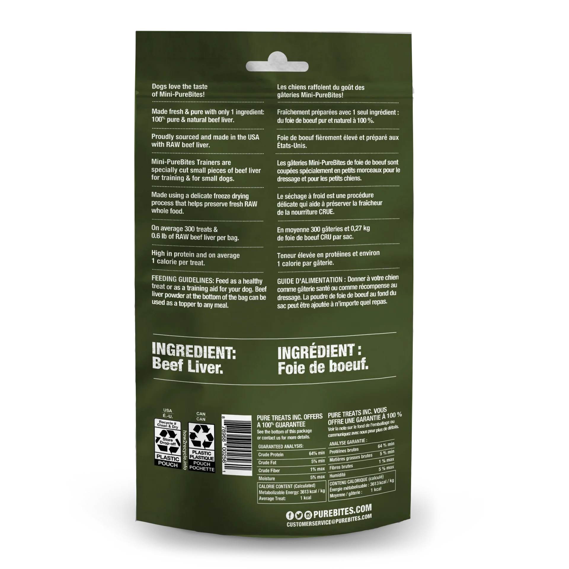 Purebites - Beef Liver Freeze Dried Mini Dog Treats