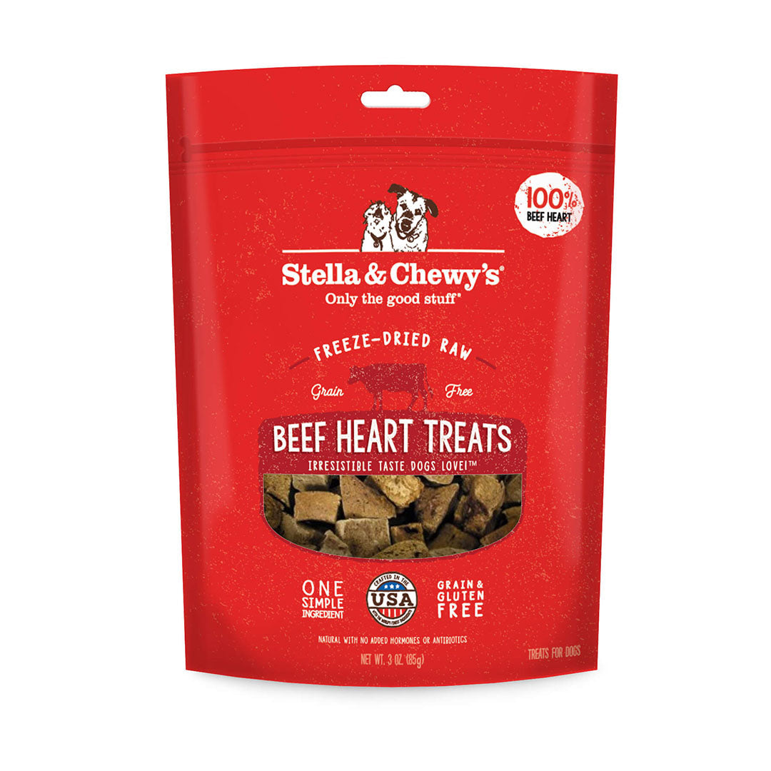 Stella & Chewy's -  Beef Heart Freeze-Dried Raw (Dog Treats)