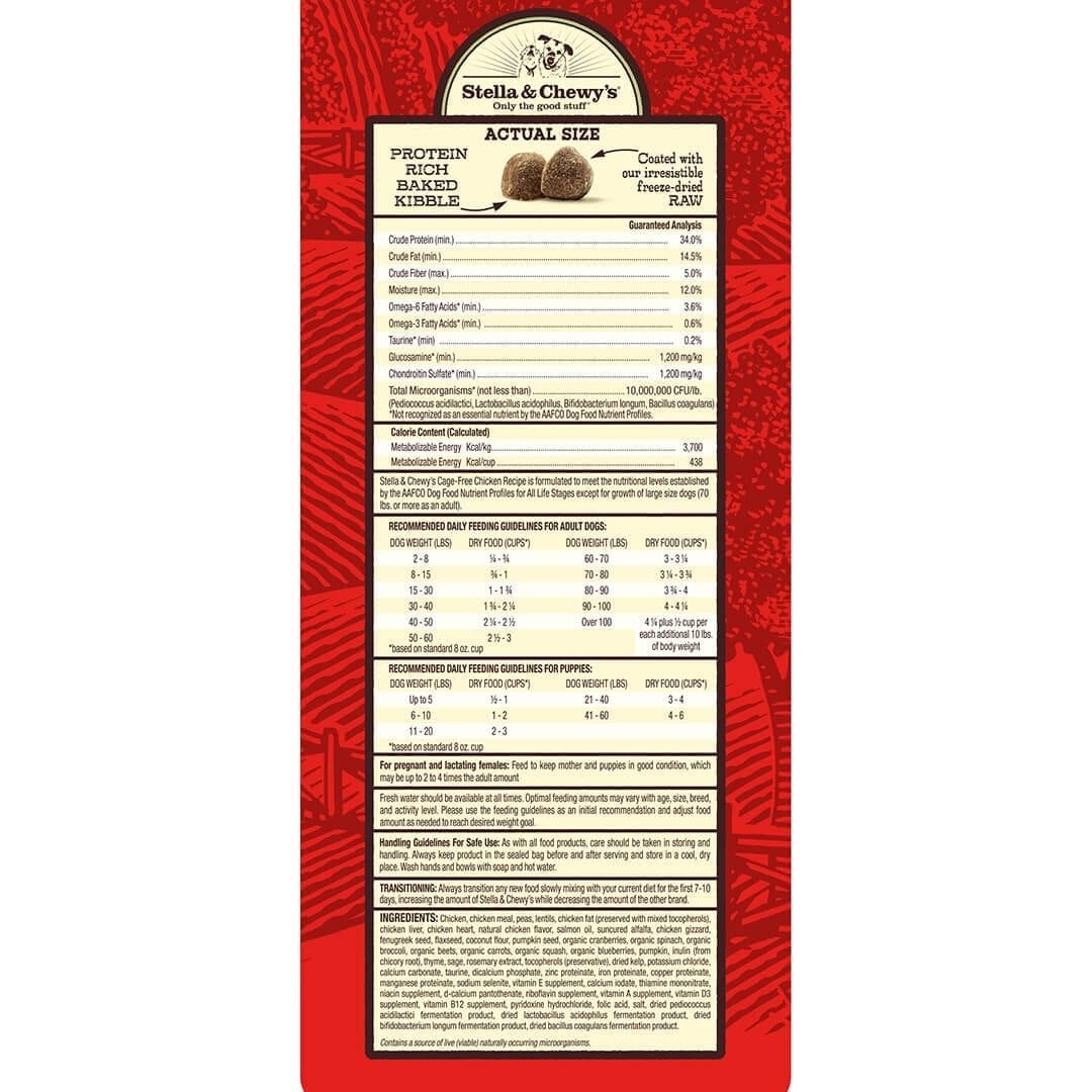 Stella & Chewy's - Cage-Free Chicken Raw Coated Kibble (Dry Dog Food)