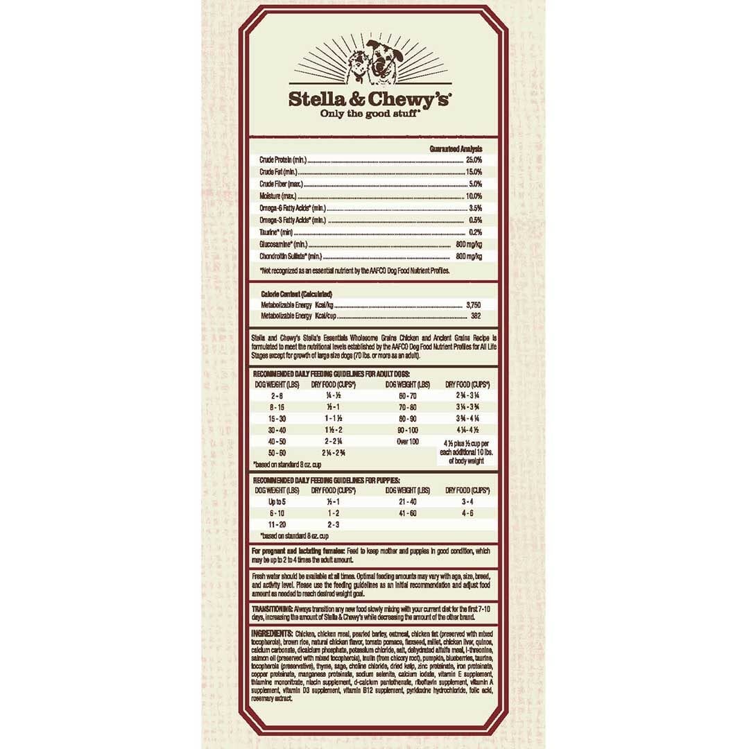 Stella & Chewy's - Cage-Free Chicken & Ancient Grains Recipe (Dry Dog Food)