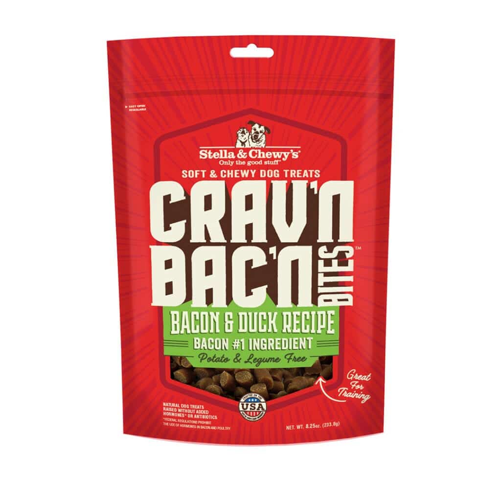 Stella & Chewy's -  Crav'N Bac'N Bites Bacon & Duck Recipe (Dog Treats)