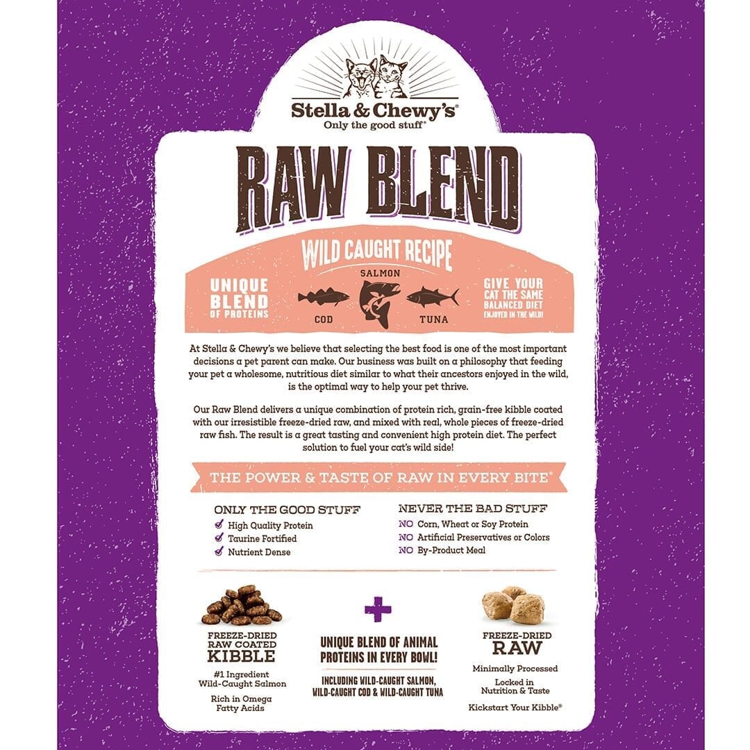 Stella & Chewy's - Raw Blend Wild Caught Recipe (Dry Cat Food)