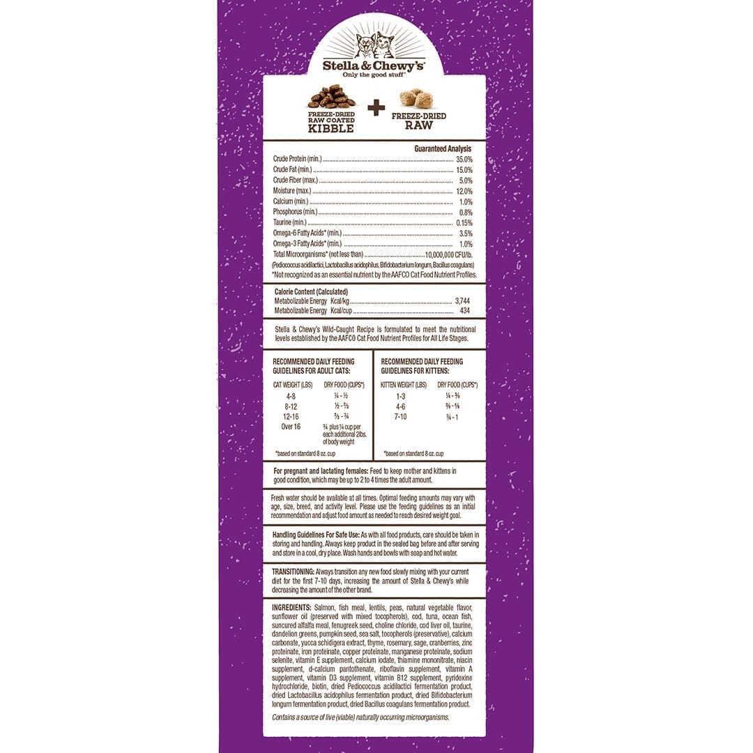 Stella & Chewy's - Raw Blend Wild Caught Recipe (Dry Cat Food)
