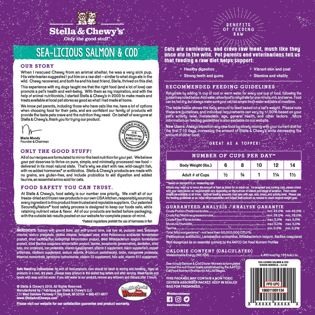 Stella & Chewy's | Freeze-Dried Raw Cat Food | Online Pet Shop | ARMOR THE POOCH